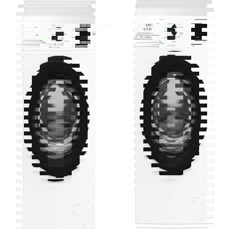 Masina de spalat Arctic APLM1WFSU18410W, 8 Kg, 1400 RPM, Clasa A, Motor Silent Inverter, Recycled Tub, Fast/Intensive, Steam, Prewash, Child Lock, Add-In, Alb